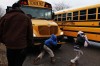 No injuries when shot fired at school bus