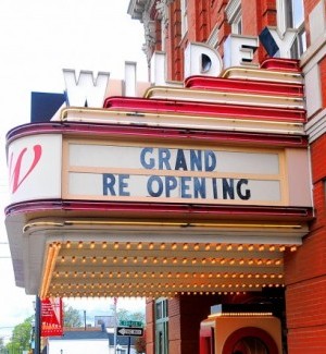 Wildey Theatre before grand opening the next day
