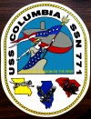 USS Columbia crewman visit Columbia
