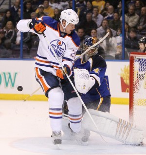 Blues v Edmonton Oilers
