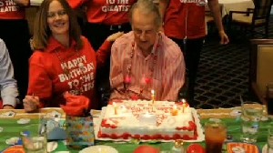 Stan Musial celebrates 90th birthday