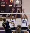 Girls volleyball: Althoff, Breese Central