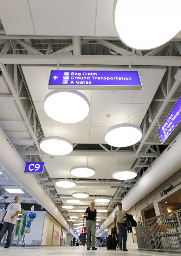 Lambert opens refurbished C Concourse after twister : Travel