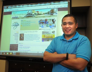 Collinsville IT Coordinator Michael Ajero