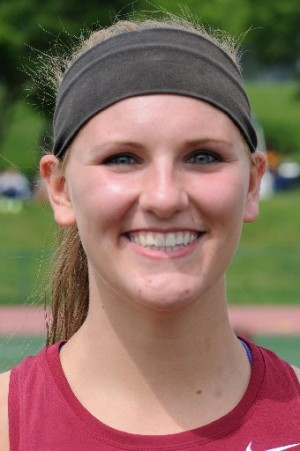 GIRLS TRACK NOTEBOOK: With Hartwig's help, MICDS vaulter Pryor i