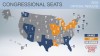Map of congressional seats
