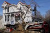 Uplifting Kirkwood house for a foundation