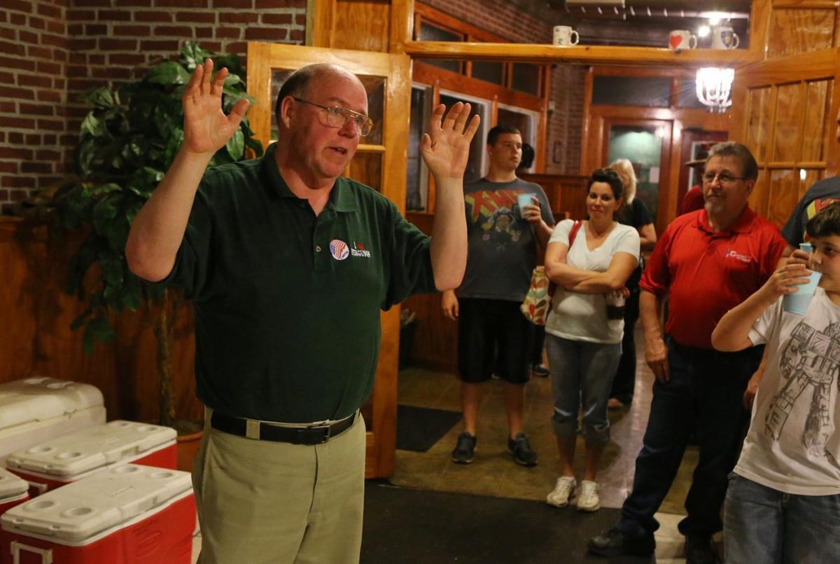 Brian Fletcher waits to hear results in Ferguson