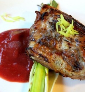 Rhubarb and Coke chicken