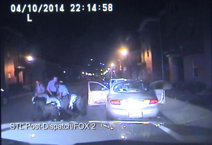 Police dash cam shows part of contested arrest – until St. Louis officer turns ... - STLtoday.com