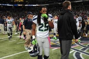 Sherman debates reporter on Goodell-Kraft comments