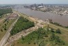 Mississippi River Bridge construction