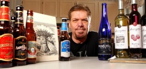Fenton artist Michael Halbert illustrates beer and wine labels