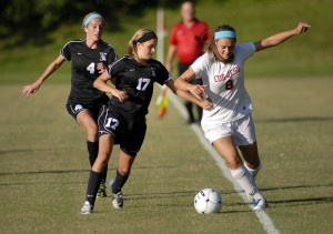 Early goal sets tone as No. 1 Cor Jesu eliminates Fort Zumwalt West