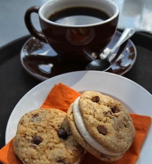Vegan cookies at the Pi Restaurant in the Central West End