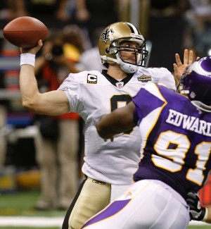 New Orleans Saints quarterback Drew Brees