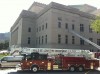 Firefighters at Peabody Opera House