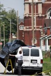 Heavily armed robbers heist armored car