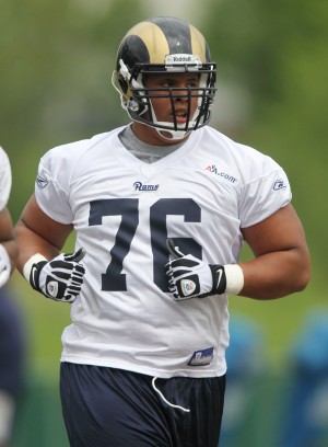 The St. Louis Rams held their rookie minicamp at the Russell Training Center in Earth City, Mo.