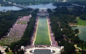 Crowd at "Restoring Honor" rally