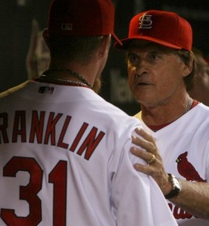 Ryan Franklin and Tony La Russa