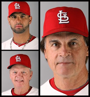 La Russa, Duncan and Pujols trio