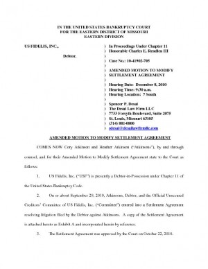 The Atkinsons' request for court approval to buy vehicles