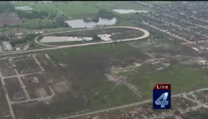 Raw Video: Aerial view of Moore, Oklahoma storm path