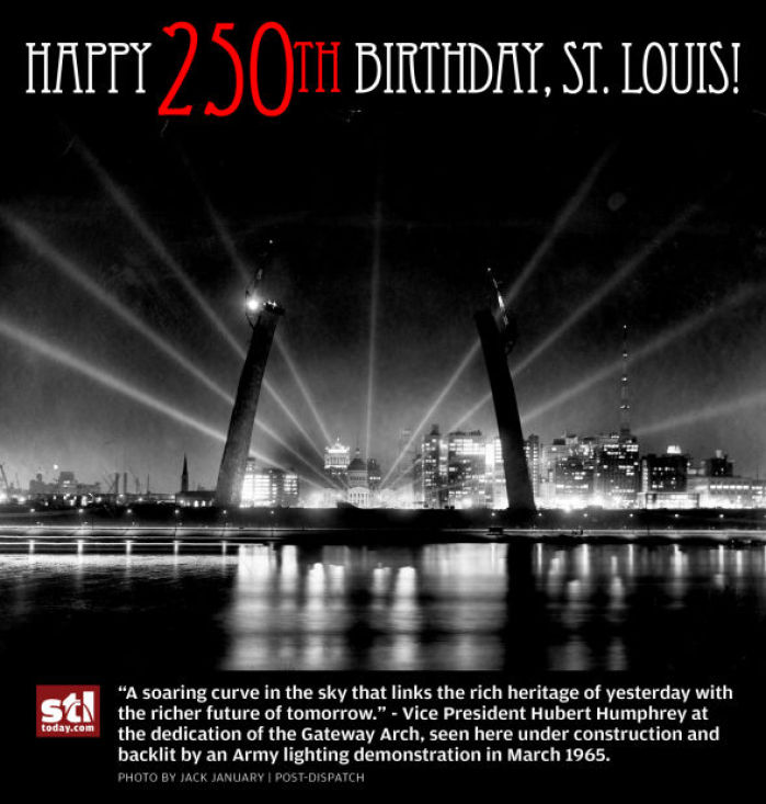 See and share historic birthday cards for St. Louis&#39; 250th : News