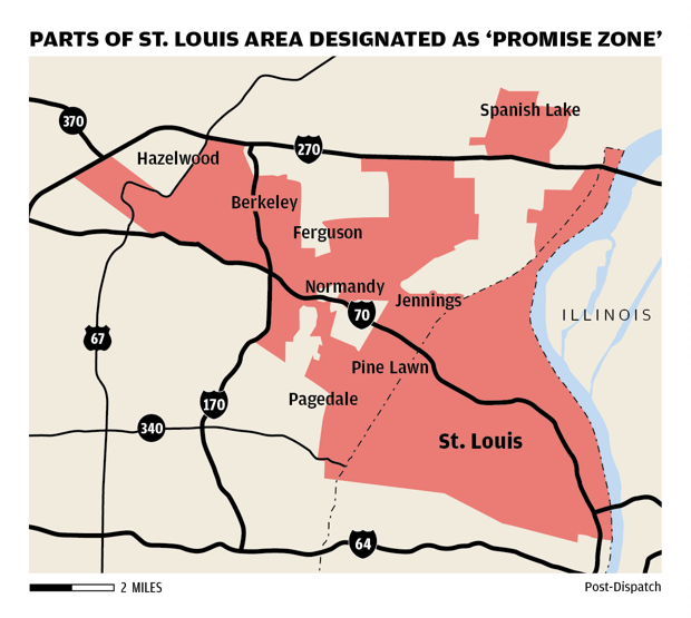 Map: St. Louis&#39; Promise Zone : News