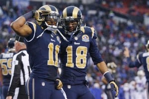Round Two: Rams receivers come up big