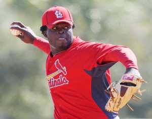 The St. Louis Cardinals at spring training in Jupiter, Fla.