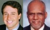 Councilman Steve Stenger, left, and County Executive Charlie A. Dooley