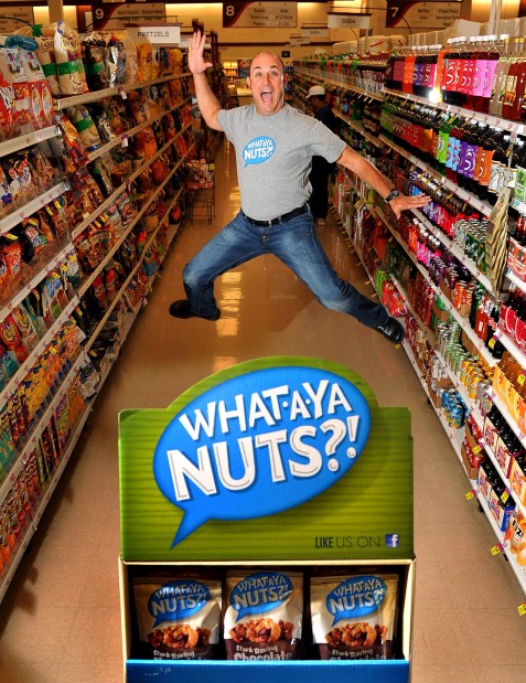 Howie Sher of What-A-Ya Nuts?! in grocery aisle Howie Sher of What-A-Ya Nuts?! in grocery aisle