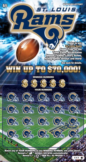 Rams lottery ticket