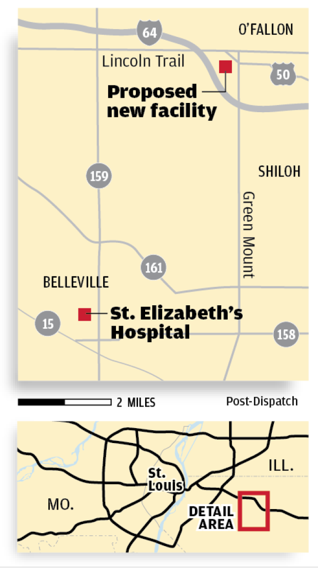 St. Elizabeth's to move new hospital to O'Fallon, Ill.; Belleville