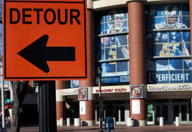 Detour sign takes on new meaning