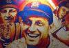 Priory senior twists nearly 6,000 Rubik's Cubes into mural of Stan Musial