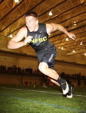 Fort Zumwalt East LB Burnett enters spotlight at combine