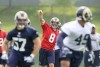 The St. Louis Rams held an Organized Team Activity practice session Russell Training Center in Earth City, Mo.