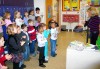 Kindergartners prepare for holiday concert