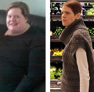 Diet and exercise give woman new look  