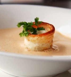 Shrimp Bisque at Bixby's