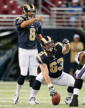 Another knee operation for Rams center Scott Wells