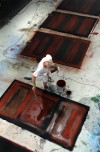 Scenic artists create 'Rothkos' for The Rep's 'Red'