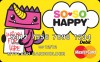 Prepaid debit card by Myplash featuring a cartoon unicorn.