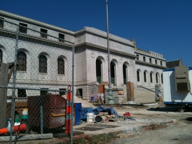 St. Louis Public Library construction