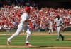 The St. Louis Cardinals played the Cincinnati Reds at Busch Stadium in St. Louis, Mo.