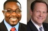 Aldermanic President Lewis Reed, left, and Mayor Francis Slay