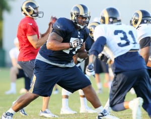 Saffold signs, will start at right guard